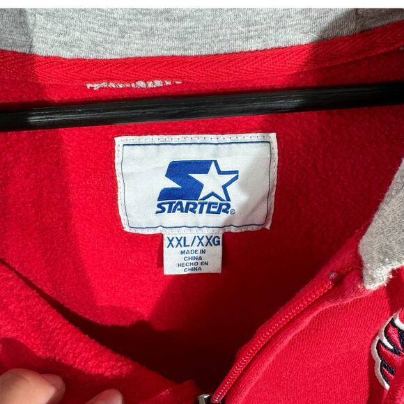 Starter NHL Washington Capitols Full Zip Hoodie - Picture 7 of 7